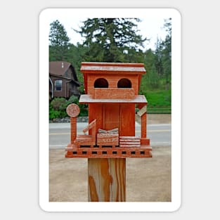 Glen Haven Bird Houses Study 9 Sticker